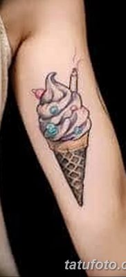 фото тату мороженое от 17.04.2018 №125 — ice cream tattoo — tatufoto.com