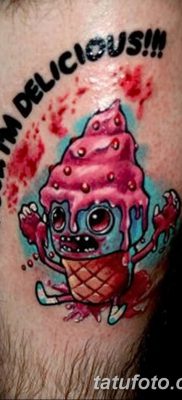 фото тату мороженое от 17.04.2018 №131 — ice cream tattoo — tatufoto.com