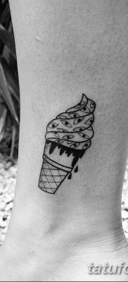фото тату мороженое от 17.04.2018 №136 — ice cream tattoo — tatufoto.com