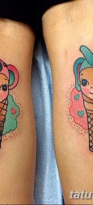 фото тату мороженое от 17.04.2018 №140 — ice cream tattoo — tatufoto.com