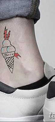 фото тату мороженое от 17.04.2018 №146 — ice cream tattoo — tatufoto.com