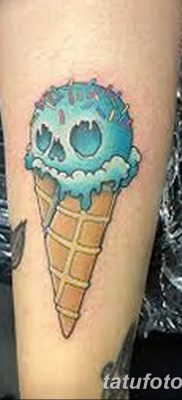 фото тату мороженое от 17.04.2018 №154 — ice cream tattoo — tatufoto.com