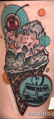 фото тату мороженое от 17.04.2018 №159 — ice cream tattoo — tatufoto.com