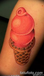 фото тату мороженое от 17.04.2018 №160 - ice cream tattoo - tatufoto.com