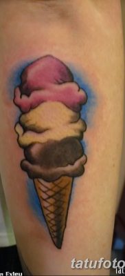 фото тату мороженое от 17.04.2018 №161 — ice cream tattoo — tatufoto.com