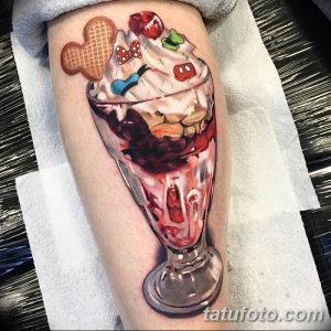 фото тату мороженое от 17.04.2018 №162 - ice cream tattoo - tatufoto.com
