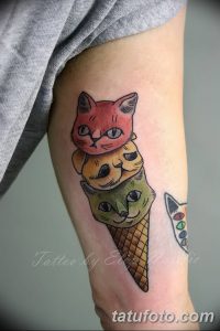 фото тату мороженое от 17.04.2018 №164 - ice cream tattoo - tatufoto.com