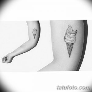 фото тату мороженое от 17.04.2018 №166 - ice cream tattoo - tatufoto.com
