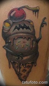 фото тату мороженое от 17.04.2018 №168 - ice cream tattoo - tatufoto.com