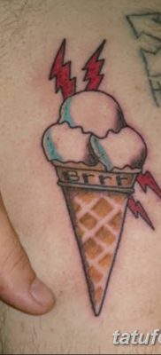 фото тату мороженое от 17.04.2018 №178 — ice cream tattoo — tatufoto.com