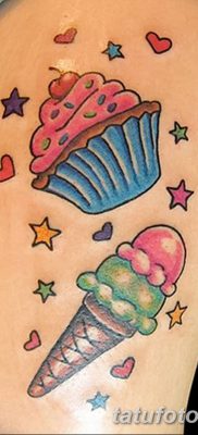 фото тату мороженое от 17.04.2018 №183 — ice cream tattoo — tatufoto.com