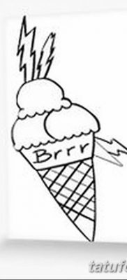 фото тату мороженое от 17.04.2018 №192 — ice cream tattoo — tatufoto.com
