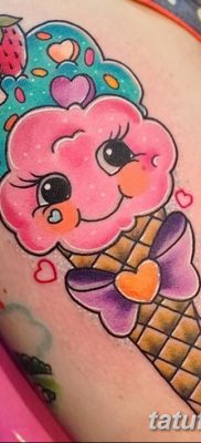 фото тату мороженое от 17.04.2018 №199 — ice cream tattoo — tatufoto.com