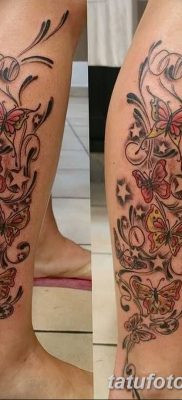 фото тату на правой ноге от 16.04.2018 №006 — tattoo on the right leg — tatufoto.com