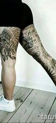 фото тату на правой ноге от 16.04.2018 №010 — tattoo on the right leg — tatufoto.com