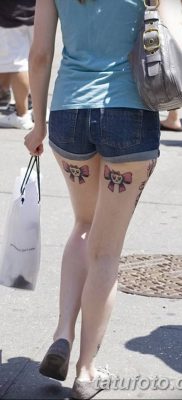 фото тату на правой ноге от 16.04.2018 №042 — tattoo on the right leg — tatufoto.com