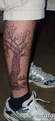 фото тату на правой ноге от 16.04.2018 №052 — tattoo on the right leg — tatufoto.com