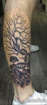 фото тату на правой ноге от 16.04.2018 №053 — tattoo on the right leg — tatufoto.com