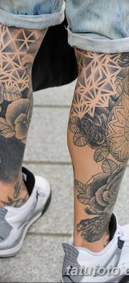 фото тату на правой ноге от 16.04.2018 №054 — tattoo on the right leg — tatufoto.com 34734537345