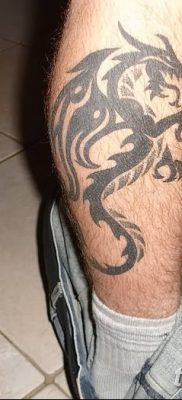 фото тату на правой ноге от 16.04.2018 №071 — tattoo on the right leg — tatufoto.com
