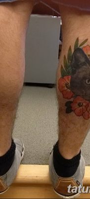 фото тату на правой ноге от 16.04.2018 №074 — tattoo on the right leg — tatufoto.com
