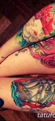 фото тату на правой ноге от 16.04.2018 №075 — tattoo on the right leg — tatufoto.com