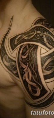 фото тату рога от 24.04.2018 №001 — tattoo horn — tatufoto.com