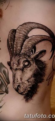 фото тату рога от 24.04.2018 №012 — tattoo horn — tatufoto.com