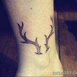 фото тату рога от 24.04.2018 №019 - tattoo horn - tatufoto.com