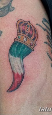 фото тату рога от 24.04.2018 №025 — tattoo horn — tatufoto.com