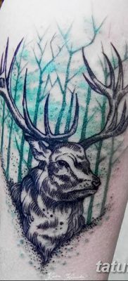 фото тату рога от 24.04.2018 №028 — tattoo horn — tatufoto.com