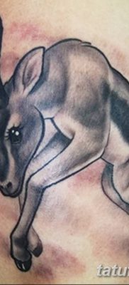 фото тату рога от 24.04.2018 №029 — tattoo horn — tatufoto.com