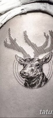 фото тату рога от 24.04.2018 №030 — tattoo horn — tatufoto.com