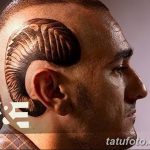 фото тату рога от 24.04.2018 №038 - tattoo horn - tatufoto.com