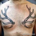 фото тату рога от 24.04.2018 №042 - tattoo horn - tatufoto.com