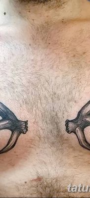 фото тату рога от 24.04.2018 №042 — tattoo horn — tatufoto.com