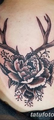 фото тату рога от 24.04.2018 №052 — tattoo horn — tatufoto.com