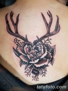 фото тату рога от 24.04.2018 №052 - tattoo horn - tatufoto.com