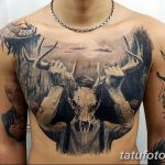 фото тату рога от 24.04.2018 №065 - tattoo horn - tatufoto.com