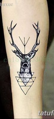 фото тату рога от 24.04.2018 №066 — tattoo horn — tatufoto.com