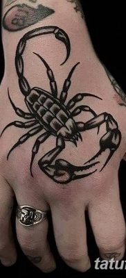 фото тату скорпион от 24.04.2018 №016 — tattoo scorpion — tatufoto.com