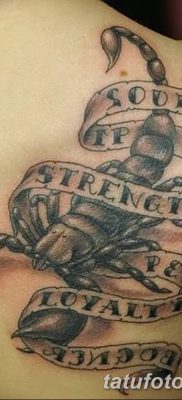 фото тату скорпион от 24.04.2018 №025 — tattoo scorpion — tatufoto.com