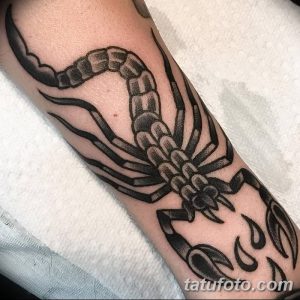 фото тату скорпион от 24.04.2018 №040 - tattoo scorpion - tatufoto.com