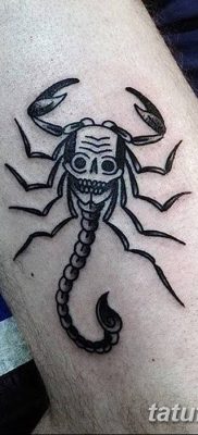 фото тату скорпион от 24.04.2018 №055 — tattoo scorpion — tatufoto.com