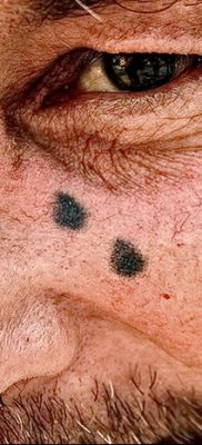 фото тату слеза на щеке от 16.04.2018 №027 — tattoo tear on cheek — tatufoto.com