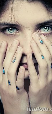 фото тату слеза на щеке от 16.04.2018 №056 — tattoo tear on cheek — tatufoto.com