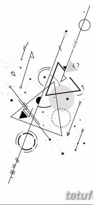 фото тату треугольник и круг от 21.04.2018 №006 — triangle and circle tattoo — tatufoto.com
