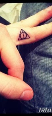 фото тату треугольник и круг от 21.04.2018 №016 — triangle and circle tattoo — tatufoto.com