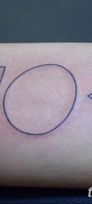фото тату треугольник и круг от 21.04.2018 №021 — triangle and circle tattoo — tatufoto.com