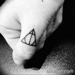 фото тату треугольник и круг от 21.04.2018 №026 - triangle and circle tattoo - tatufoto.com